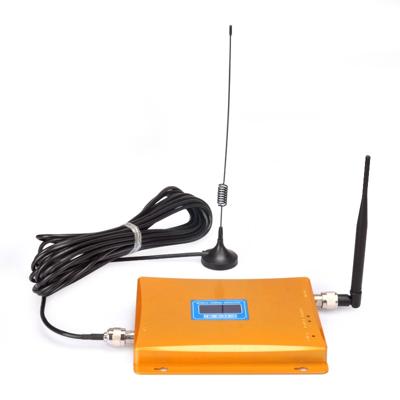 Mobiele LED GSM 980MHz signaal booster/signaal repeater met sucker antenne (goud)