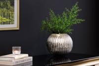 Moderne vaas ELEGANCE 25cm zilver gehamerd design - 44841