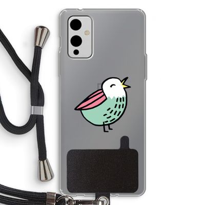 Birdy: OnePlus 9 Transparant Hoesje met koord