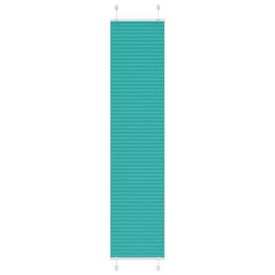 Pliss rolgordijn 45x200 cm stofbreedte 44,4 cm petrol groen