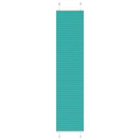 Pliss rolgordijn 45x200 cm stofbreedte 44,4 cm petrol groen