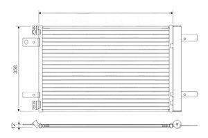 Condensor, airconditioning 822550