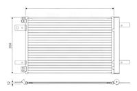 Condensor, airconditioning 822550