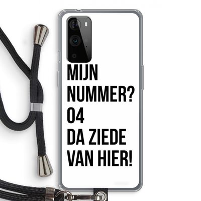 Da ziede van hier: OnePlus 9 Pro Transparant Hoesje met koord