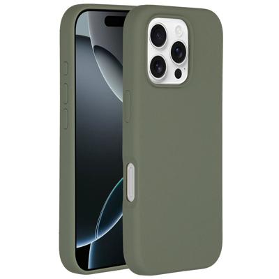 AccezzLiquid Silicone Backcover met MagSafe iPhone 16 Pro Max Telefoonhoesje
