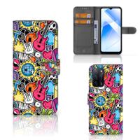 OPPO A16/A16s/A54s | Wallet Case | met Pasjes | Punk Rock
