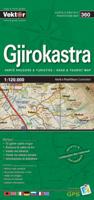 Wegenkaart - landkaart 360 Gjirokastra | Vektor