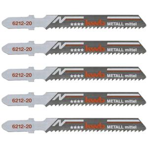 kwb 621225 decoupeerzaag-, figuurzaag- & reciprozaagblad Decoupeerzaagblad Bimetaal 5 stuk(s)