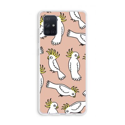 Papegaai: Galaxy A71 Transparant Hoesje