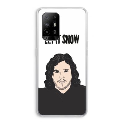 Let It Snow: Oppo A94 5G Transparant Hoesje