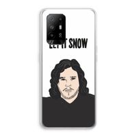 Let It Snow: Oppo A94 5G Transparant Hoesje