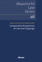 Comparative Perspectives on Law and Language - - ebook