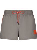 Dolce & Gabbana short de bain à design colour block - Gris