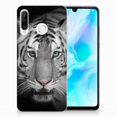 Huawei P30 Lite | TPU Hoesje | Tijger