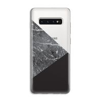 Combinatie marmer: Samsung Galaxy S10 4G Transparant Hoesje