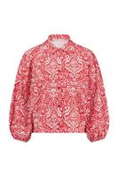 Studio Anneloes Joley Paisley Blouse 11313 Blouse 3711 Deep Red/offwhite