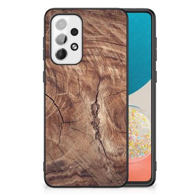 Samsung Galaxy A73 Houten Print Telefoonhoesje Tree Trunk