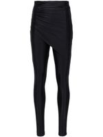 GAUGE81 pantalon skinny Zoe à design drapé - Noir