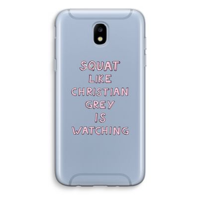 Christian Grey: Samsung Galaxy J5 (2017) Transparant Hoesje