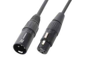 PD Connex Signaalkabel XLR male/female 3-pins - 30 meter - zwart
