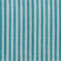 Vaessen Creative • coco-ton katoen stof 45x50cm basic turkoois gestreept