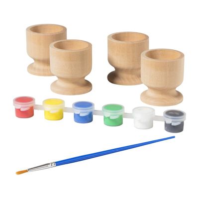 Eierdoppen schilderen - pasen - set van 4