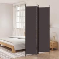 Kamerscherm met 3 panelen 150x220 cm stof bruin Kamerscherm met 3 panelen 150x220 cm stof bruin