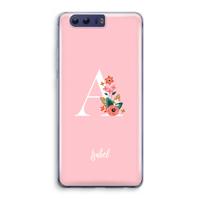 Pink Bouquet: Honor 9 Transparant Hoesje