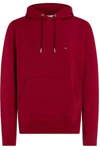 Tommy Hilfiger Regular Fit Hooded Sweatshirt rood, Effen