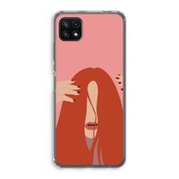 Woke up like this: Samsung Galaxy A22 5G Transparant Hoesje