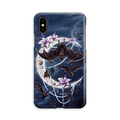 Vleermuizen Maan: iPhone Xs Volledig Geprint Hoesje