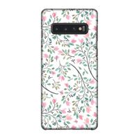 Sierlijke bloemen: Samsung Galaxy S10 4G Volledig Geprint Hoesje