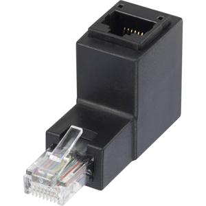 Renkforce RJ45 Netwerk Adapter CAT 5e [1x RJ45-stekker - 1x RJ45-bus] 0.00 m Zwart