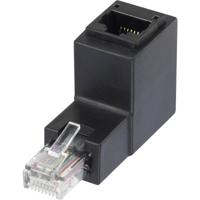 Renkforce RJ45 Netwerk Adapter CAT 5e [1x RJ45-stekker - 1x RJ45-bus] 0.00 m Zwart - thumbnail