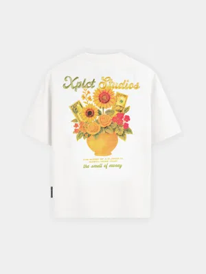 XPLCT Flowers T-Shirt Heren Gebroken Wit - Maat M - Kleur: Gebroken Wit | Soccerfanshop