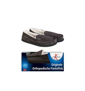 Orthopedische pantoffels antraciet maat 39-40