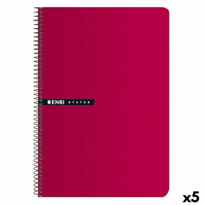 Schrift ENRI Rood 21,5 x 15,5 cm (5 Stuks)