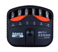 Bahco bits set 7pcs inox ph,pz,torx | 65I/7-1 - 65I/7-1