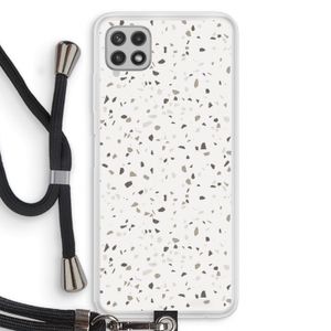 Terrazzo N°14: Samsung Galaxy A22 4G Transparant Hoesje met koord