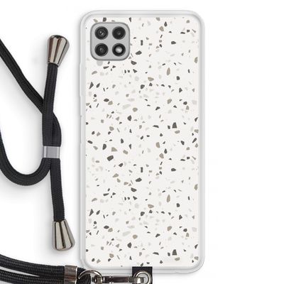 Terrazzo N°14: Samsung Galaxy A22 4G Transparant Hoesje met koord