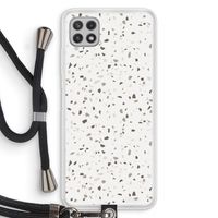 Terrazzo N°14: Samsung Galaxy A22 4G Transparant Hoesje met koord