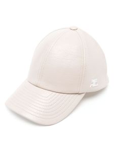 Courrèges casquette à logo brodé - Tons neutres