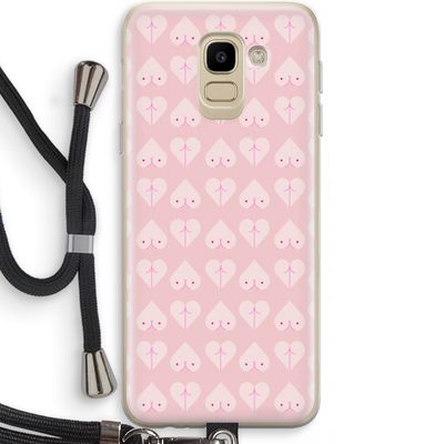 Ass 'n Titties: Samsung Galaxy J6 (2018) Transparant Hoesje met koord