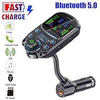 BC86 Bluetooth carkit Handsfree in de auto Bluetooth QC 2.0 QC 3,0 Radio MP3 Automatisch Lightinthebox - thumbnail