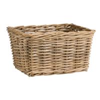 Leen Bakker - Lademand Pien - / - 43x33x25 Cm - Rotan - Bruin