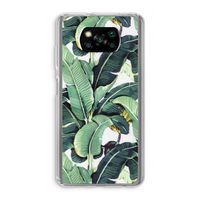 Bananenbladeren: Xiaomi Poco X3 NFC Transparant Hoesje