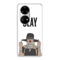 Slay All Day: Huawei P50 Pro Transparant Hoesje