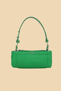 Ganni Ganni - tas - A4427 Pillow Baguette - Kelly Green