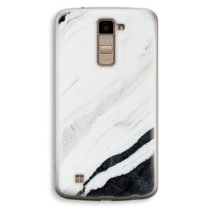 Elegante marmer: LG K10 (2016) Transparant Hoesje