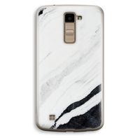 Elegante marmer: LG K10 (2016) Transparant Hoesje